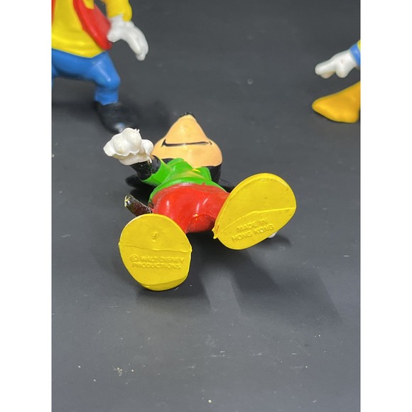 Vtg Walt Disney Productions Mickey Minnie Goofy Donald Pluto Lot Of 4 Hong Kong - Picture 9 of 12